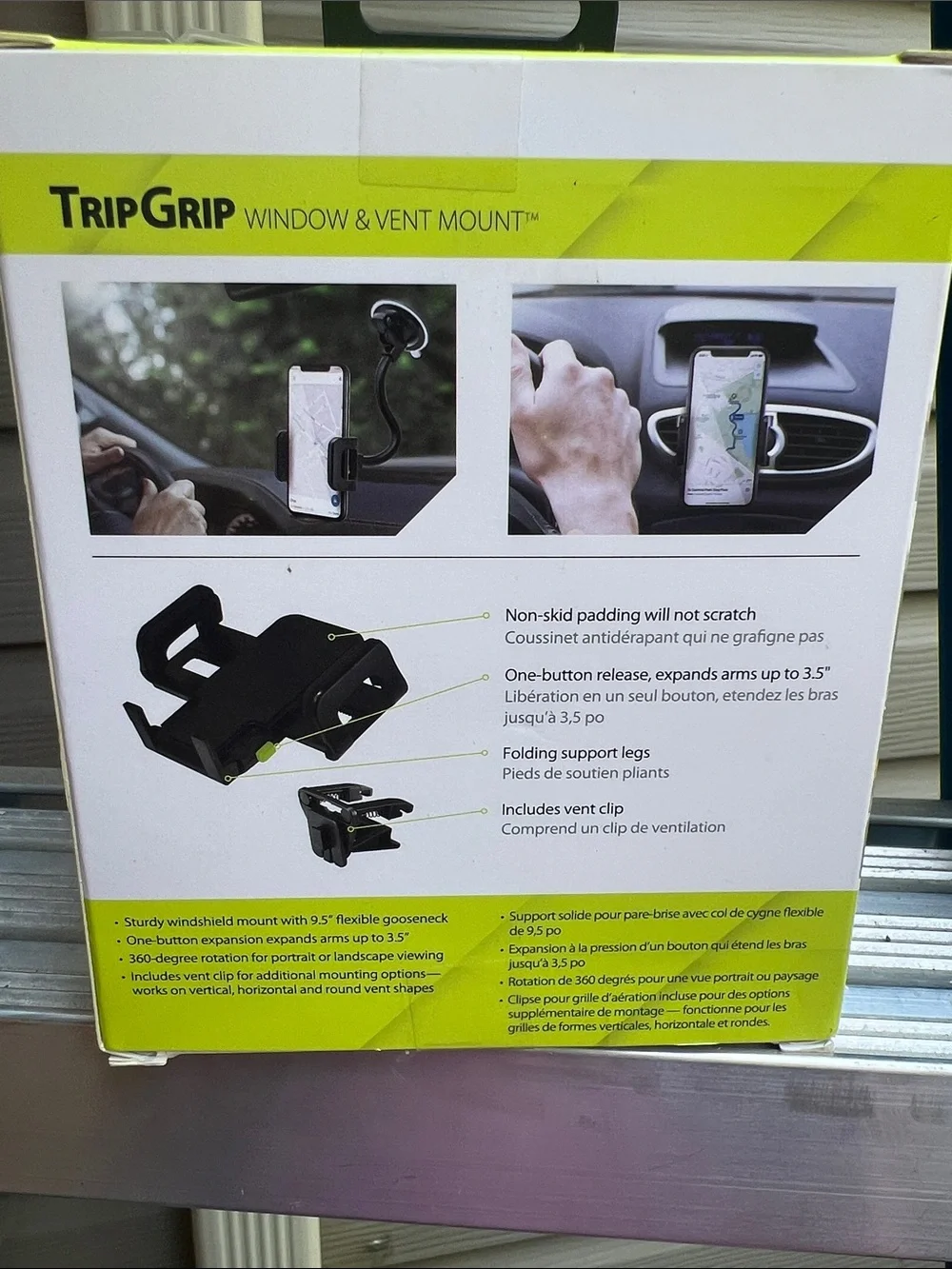 TripGrip Versatile Phone Holder - Black